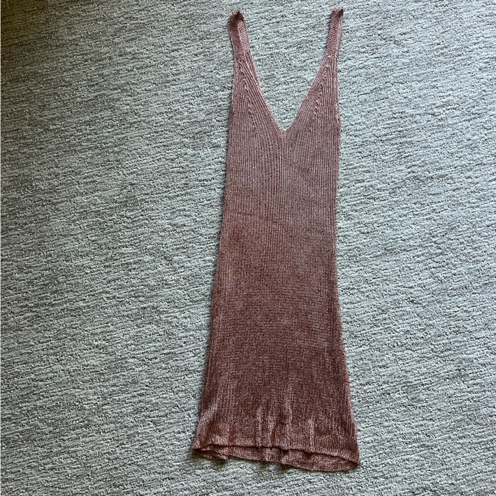 FP Copper-Rose gold metallic dress